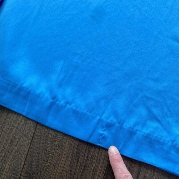 H&M Satin Effect Blue Wide Leg Jumpsuit - Picture 14 of 17